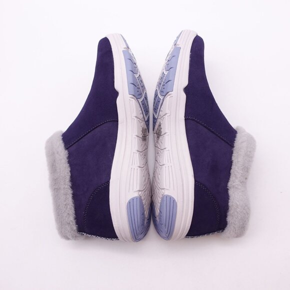 NEW Ryka Anchorage Mids Water-Repellent Suede Faux Fur Ankle Boots Size 11 Wide - Picture 4 of 9